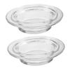 RORPOIR 2pcs Replacement Wax Warmer Dish Round - Tray for Wax Melts and Essential Oils Fit view 1