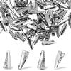 100 Pcs Alligator Hair Clips, Hair Accessories, Small Metal Silver Alligator Clips for Hair, Styling Metal Duck Billed Hair Clips for Women Styling, Arts Crafts Accessories view 1