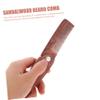 ARTSEWPLY Household Wooden Folding Beard Comb Compact Pocket Comb for Beard Care Natural Sandalwood for Home and Travel Use view 4