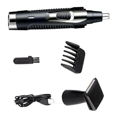 DECOMELODY 1set Rechargeable Nose Hair Trimmer for Men Electric Ear and Nose Shaver Multi-Functional Trimmer Blade Hair Shaver for Men Compact Design