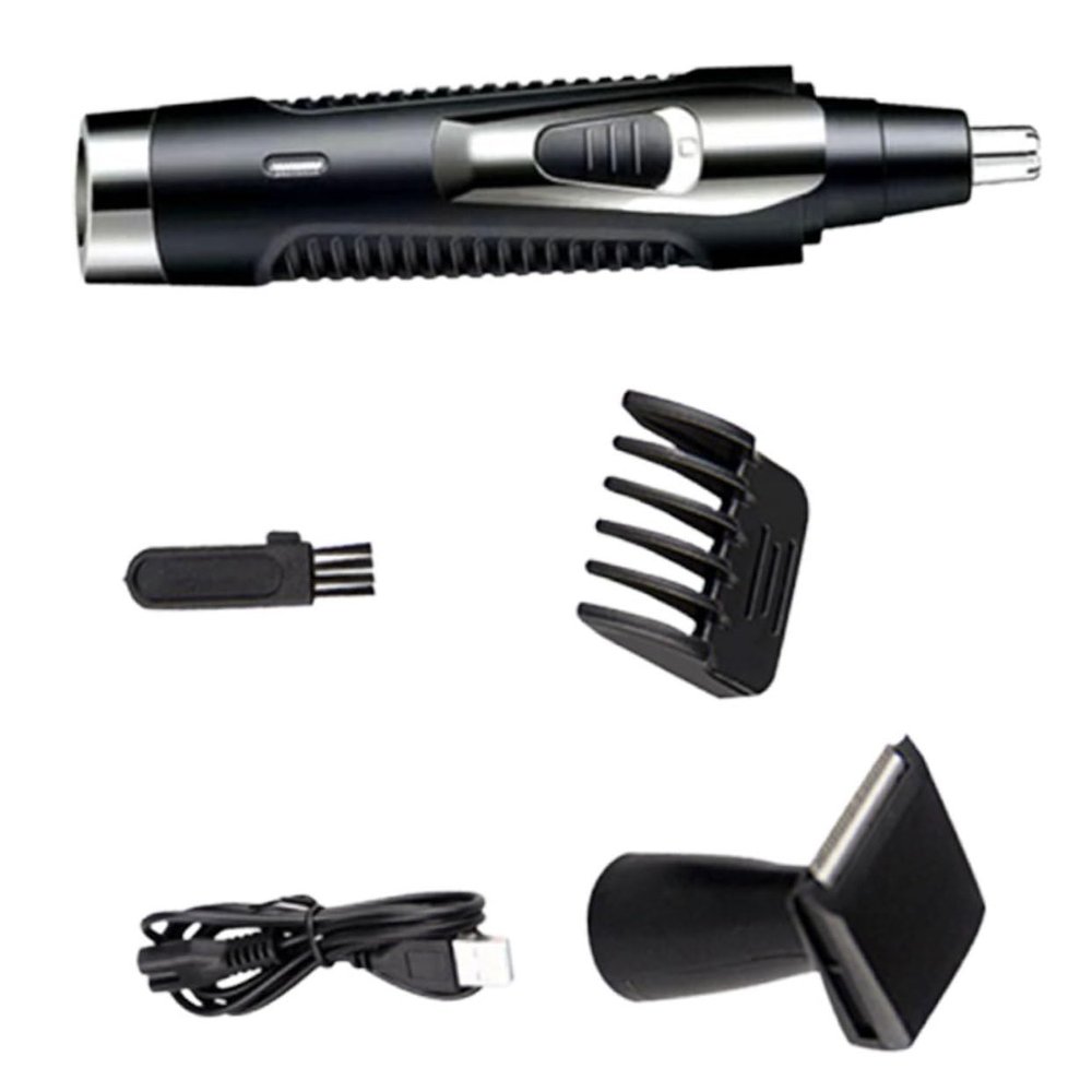 DECOMELODY 1set Rechargeable Nose Hair Trimmer for Men Electric Ear and Nose Shaver Multi-Functional Trimmer Blade Hair Shaver for Men Compact Design