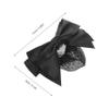 ARTSEWPLY Refined Career Hair Network Hair Nets Clip Elastic Mesh Bowknot Headdress for Women view 2