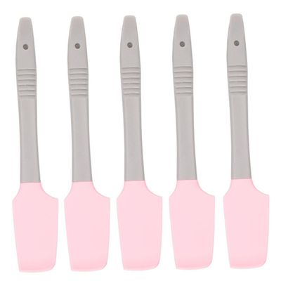 DECORNIJIA 5pcs Wax Applicator Spatula Set Curved Makeup Tool for Hand and Foot Care Skin Treatment Brush for Waxing and Spa Use