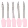 DECORNIJIA 5pcs Wax Applicator Spatula Set Curved Makeup Tool for Hand and Foot Care Skin Treatment Brush for Waxing and Spa Use view 1