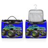 Adornori Cartoon Cool Monster Truck Travel Toiletry Bag for Men and Women, Large Hanging Makeup Bag Organizer Toiletries Bag for Travel, Cosmetic Bag with Handle view 4