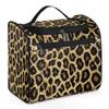 Adornori Leopard Print Wild Safari Skin Travel Toiletry Bag for Men and Women, Large Hanging Makeup Bag Organizer Toiletries Bag for Travel, Cosmetic Bag with Handle view 1