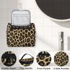 Adornori Leopard Print Wild Safari Skin Travel Toiletry Bag for Men and Women, Large Hanging Makeup Bag Organizer Toiletries Bag for Travel, Cosmetic Bag with Handle view 3