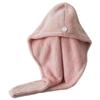 ARTSEWPLY Thick Coral Microfiber Hair Drying Towel Super Absorbent Quick Dry Cap for Long Hair Fast Drying Head Wrap for Women Soft and Lightweight for Home and Travel view 1