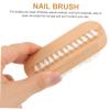 ARTSEWPLY 4pcs Wooden Nail Brush Double-sided Nail Cleaner for Fingernails Toenails Boards for Care Cleaning Brush for Household Use view 4