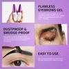 2Pcs Peel Off Eyebrow Tint Gel - Waterproof & Sweatproof All-Day Wear, Transfer-Resistant Tattoo Effect, All Skin Types + Mothers Day Gift Set, 03#Light Brown view 3