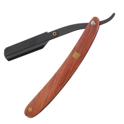 HAKIDZEL Vintage Metal Hair Shaper Men Manual Razor Bloodwood Handle Safe Easy to Use for Barber Shops