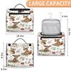 Adornori Jungle Animal Print Travel Toiletry Bag for Men and Women, Large Hanging Makeup Bag Organizer Toiletries Bag for Travel, Cosmetic Bag with Handle view 2