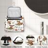 Adornori Jungle Animal Print Travel Toiletry Bag for Men and Women, Large Hanging Makeup Bag Organizer Toiletries Bag for Travel, Cosmetic Bag with Handle view 3