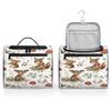 Adornori Jungle Animal Print Travel Toiletry Bag for Men and Women, Large Hanging Makeup Bag Organizer Toiletries Bag for Travel, Cosmetic Bag with Handle view 4