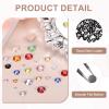 MECCANIXITY 2000pcs SS20 5mm Flatback Crystal Rhinestones, Resin Crystal Gems with Tweezer Dotting Pen Non Hotfix for Bedazzling Tumblers Mugs Bottles Nail DIY Crafts, Black view 3