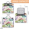 Adornori Dinosaur Funny Dino Travel Toiletry Bag for Men and Women, Large Hanging Makeup Bag Organizer Toiletries Bag for Travel, Cosmetic Bag with Handle view 2