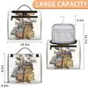 Adornori Golf Themed Travel Toiletry Bag for Men and Women, Large Hanging Makeup Bag Organizer Toiletries Bag for Travel, Cosmetic Bag with Handle view 2