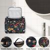 Adornori Mushrooms Butterfly Floral Boho Travel Toiletry Bag for Men and Women, Large Hanging Makeup Bag Organizer Toiletries Bag for Travel, Cosmetic Bag with Handle view 3