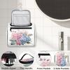 Adornori Flora Flowers Hydrangeas Travel Toiletry Bag for Men and Women, Large Hanging Makeup Bag Organizer Toiletries Bag for Travel, Cosmetic Bag with Handle view 3