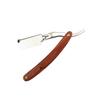 ARTSEWPLY Wooden Handle Razor Men Manual Barber Shaver Beard Shaper for Men Safe Metal Shaving Razor Portable Hair Shaper view 1
