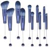 10Pieces Beadable Makeup Brushes Solid Color Diy Makeup Comestic Brushes Beaded Brushes Kit for DIY Beaded Eyeshadow Brush (Beadable Makeup Brushes-10pieces=2Sets) view 1
