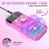 Portable Nail Drill Electric File: Cordless Nail Drills for Acrylic Nails Professional Rechargeable Nail Machine Kit Manicure Pedicure Tools Polishing Set for Shaping, Removing & Polishing Gel Nails view 4