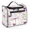 Adornori Dragonfly Travel Toiletry Bag for Men and Women, Large Hanging Makeup Bag Organizer Toiletries Bag for Travel, Cosmetic Bag with Handle view 1