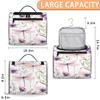 Adornori Dragonfly Travel Toiletry Bag for Men and Women, Large Hanging Makeup Bag Organizer Toiletries Bag for Travel, Cosmetic Bag with Handle view 2