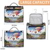 Adornori Hot Air Balloon Travel Toiletry Bag for Men and Women, Large Hanging Makeup Bag Organizer Toiletries Bag for Travel, Cosmetic Bag with Handle view 2