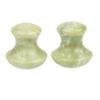 DONFAMDS Jade Gua Sha Roller Set of 2 Mushroom Shaped Face Massage Tools for Women Eye Care Massager for Face Relaxation Natural Skin Care Gua Sha Tool view 1