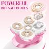 Electric Razors for Women Legs, Flawless Electric Shaver for Women, Rechargeable Waterproof Women's Electric Trimmer for Arms Legs Underarms and Pubic Area (Pink) view 2