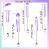 10Pieces Beadable Makeup Brushes Solid Color Diy Makeup Comestic Brushes Beaded Brushes Kit for DIY Beaded Eyeshadow Brush (Beadable Makeup Brushes-10pieces=2Sets) view 2