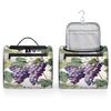 Adornori Purple Fruit Grape Travel Toiletry Bag for Men and Women, Large Hanging Makeup Bag Organizer Toiletries Bag for Travel, Cosmetic Bag with Handle view 4