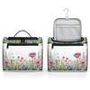 Adornori Wildflowers Botanical Travel Toiletry Bag for Men and Women, Large Hanging Makeup Bag Organizer Toiletries Bag for Travel, Cosmetic Bag with Handle view 4