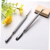 WEKADRIN Stainless Steel Nail Cuticle Remover Spoon Pusher Tool Ergonomic Nail Art Cleaner for Professional Manicure and Care for Shaping and Smoothing Uneven Nail view 2