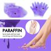 Paraffin Hand Mask & Paraffin Foot Mask, 1Pair Each, Moisturizing Gloves Soften Your Hands and feet in 10-Minute Hydration Softening (Purple) view 2