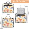 Adornori Jellyfish Travel Toiletry Bag for Men and Women, Large Hanging Makeup Bag Organizer Toiletries Bag for Travel, Cosmetic Bag with Handle view 2