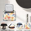 Adornori Jellyfish Travel Toiletry Bag for Men and Women, Large Hanging Makeup Bag Organizer Toiletries Bag for Travel, Cosmetic Bag with Handle view 3