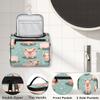 Adornori Pig Travel Toiletry Bag for Men and Women, Large Hanging Makeup Bag Organizer Toiletries Bag for Travel, Cosmetic Bag with Handle view 3