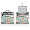 Adornori Pig Travel Toiletry Bag for Men and Women, Large Hanging Makeup Bag Organizer Toiletries Bag for Travel, Cosmetic Bag with Handle view 4