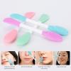 4 Pack Silicone Face Mask Applicator, 2 in 1 Double-Sided Facial Scrubber Brush Tool, Double-Head Manual Cleansing Brush for Deep Gentle Exfoliating view 3