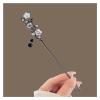 chinese hair sticks Flower Hair Sticks Forks Alloy Hair Clips Beads Chain Pendant Headpieces Women Retro Chinese Hair(Color1) view 3