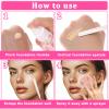 3 Pcs Makeup Spatula, Stainless Steel Cosmetic Spatula Double-Headed Makeup Spatulas for Mixing Foundation Cosmetics Professional Beginner view 3