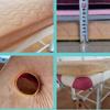 Beige,80 * 190cm R,6Cm Thicken Memory Foam Mattress Topper for Massage Table with Hole Portable Foldable Massage Lash Bed Mattress Cushion for Home Salon Spa Bed Tattoo Table view 3