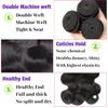 12A Body Wave Bundles Human Hair 14 16 18 Inch Human Hair 3 Bundles 100% Unprocessed Brazilian Virgin Hair For Women Extensions Quick Weave Natural Black Color view 3