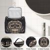 Adornori Halloween Sugar Skull Travel Toiletry Bag for Men and Women, Large Hanging Makeup Bag Organizer Toiletries Bag for Travel, Cosmetic Bag with Handle view 3