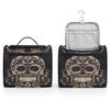 Adornori Halloween Sugar Skull Travel Toiletry Bag for Men and Women, Large Hanging Makeup Bag Organizer Toiletries Bag for Travel, Cosmetic Bag with Handle view 4