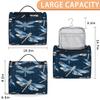 Adornori Dragonfly Travel Toiletry Bag for Men and Women, Large Hanging Makeup Bag Organizer Toiletries Bag for Travel, Cosmetic Bag with Handle view 2