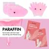Paraffin Hand Mask & Paraffin Foot Mask, 1Pair Each, Moisturizing Gloves Soften Your Hands and feet in 10-Minute Hydration Softening (Red) view 2