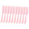 FOMIYES 10pcs Portable Eyebrow Foldable Trimmers for Women Lightweight Eyebrow Sharper for Travel for Precise Shaping and Grooming view 1